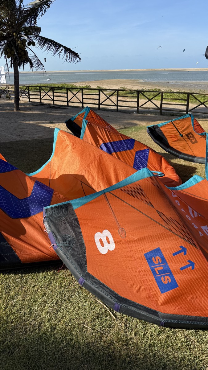 Duotone Rebel SLS 8m 2025 kite on the beach