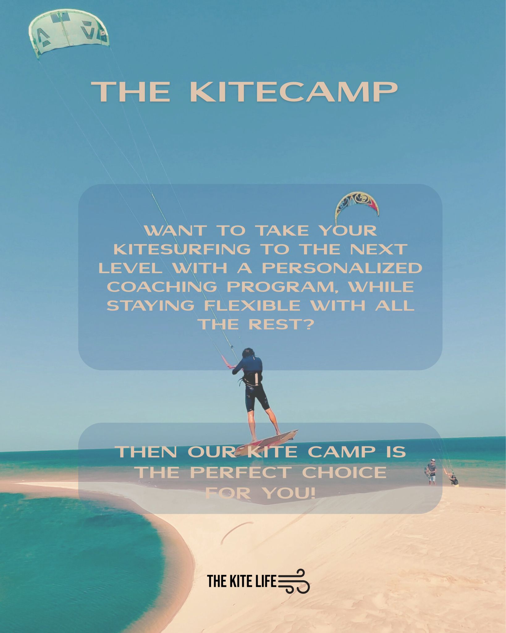 Dakhla lagoon kite session