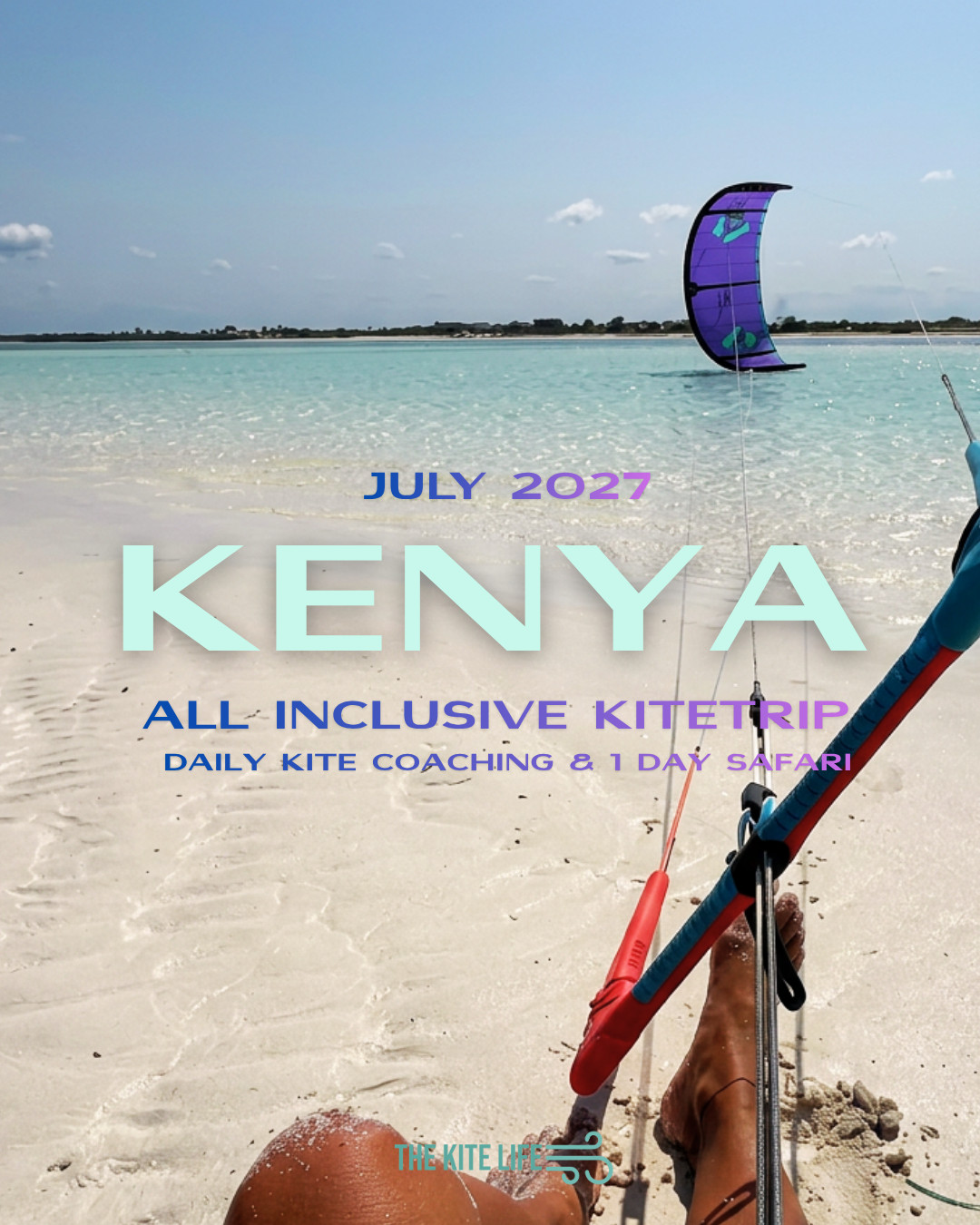 TheKiteLife Kenya all-inclusive kitetrip, July 2027
